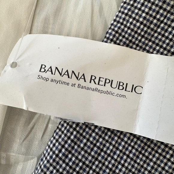 Banana Republic blazer, double breasted, in a stretch cotton blend, gingham - Picture 10 of 12